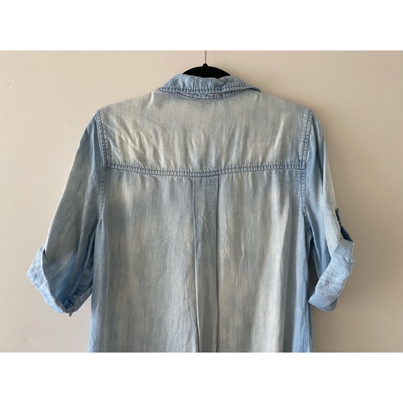 Anthropologie Cloth + Stone Women’s Denim Shirtdress - Picture 8 of 15